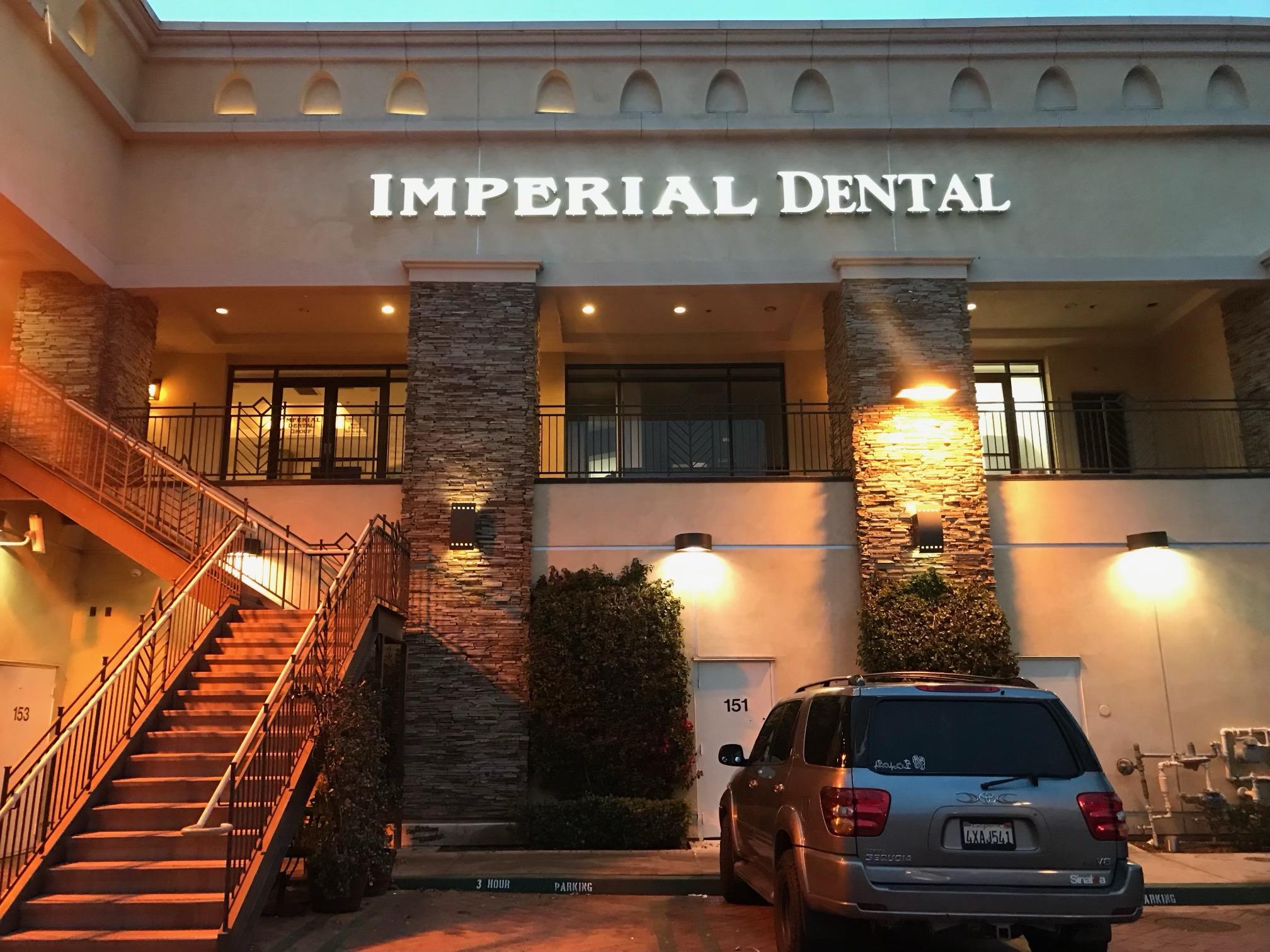 exterior of office building location of Imperial Dental Group, San Marcos, CA dentist